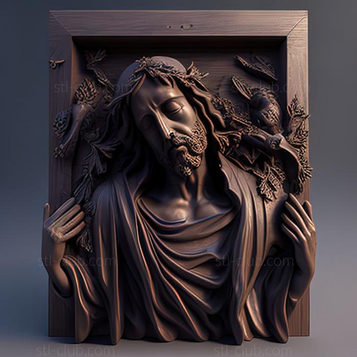 3D model st jesus (STL)